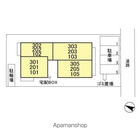 グランサントビー 101 ｜ 千葉県流山市おおたかの森北３丁目1-20（賃貸アパート1LDK・1階・40.26㎡） その30