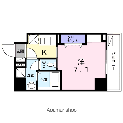 同じ建物の物件間取り写真 - ID:214059669984