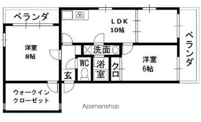 アルテシアン夙川の間取り写真