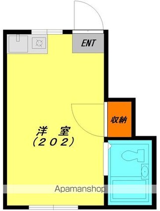 東京都中野区野方１丁目[1R/11.5m2]の間取図