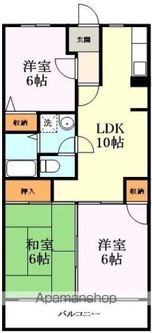 グリーンサム壱番館の間取り写真