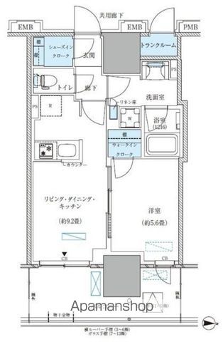 パークアクシス西大島コンフォートスクエアの間取り写真