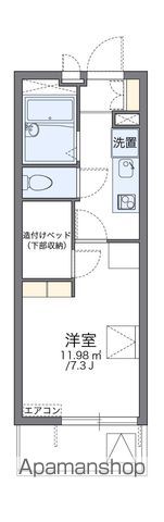 レオパレス向陵西の間取り写真