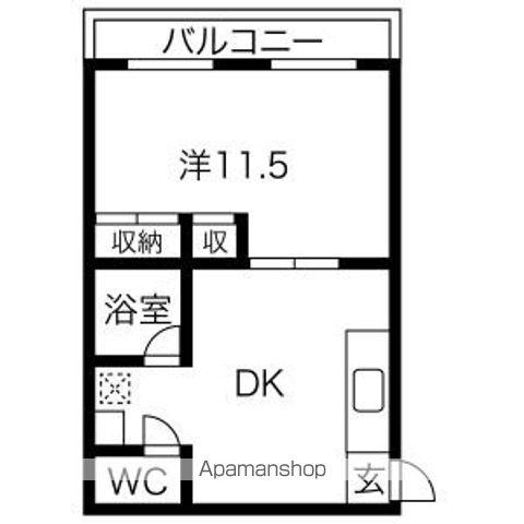 桜通コーポの間取り