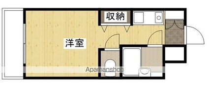 サンコート楠木[1R/18.9m2]の間取図