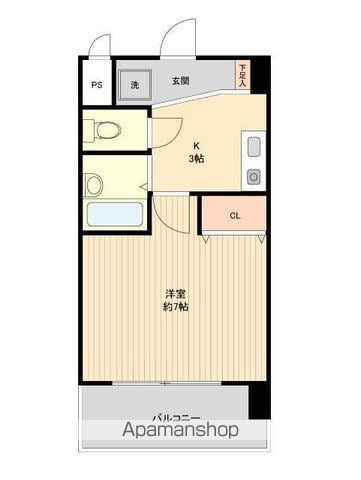 パークフラッツ金山の間取り写真