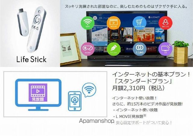 レオパレスひらかたの内装写真