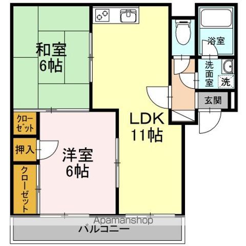 大林マンションの間取り写真