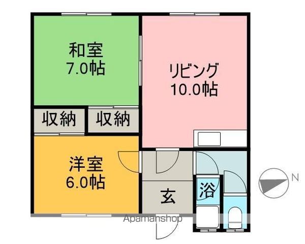 第3ハイツ中村の間取り写真