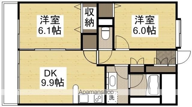 カーサフィオーレ西市駅前の間取り写真
