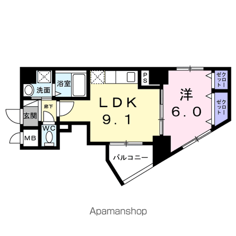 同じ建物の物件間取り写真 - ID:213110414046