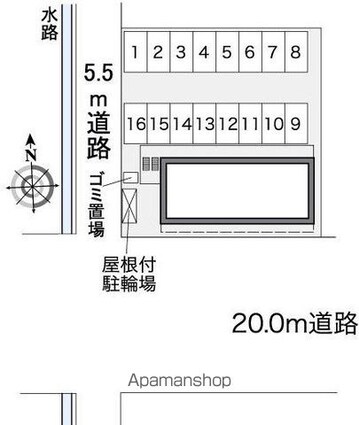 レオパレスステラ[1K/26.08m2]の駐車場