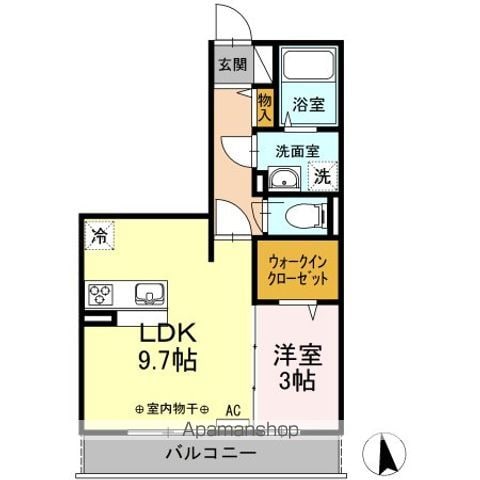 RIQUEZA上面の間取り写真