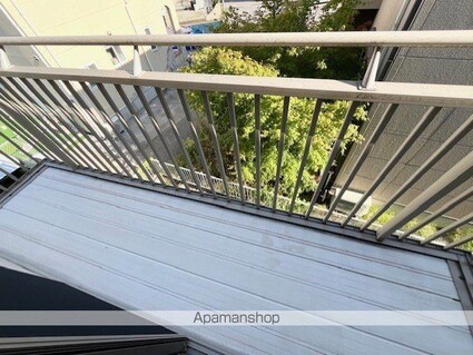 コーポ平方湖岸[2K/33m2]のバルコニー