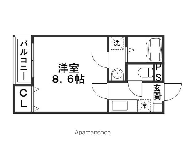 【福岡市東区唐原のアパートの間取り】