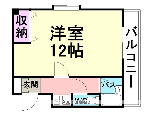 クレールステュディオの間取り写真