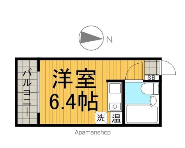 ＬＥＮＯ桜新町[1R/13.75m2]の間取図