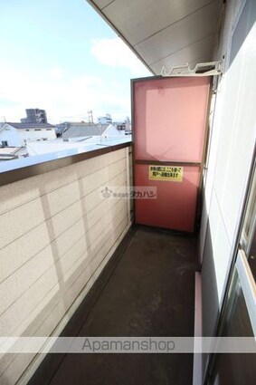 ドミール松永[1K/23.58m2]のバルコニー