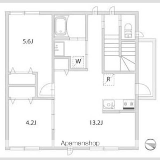 グランライフ下井草[2LDK/57.13m2]の間取図