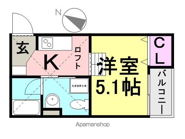 スカイヴィラ東難波の間取り写真
