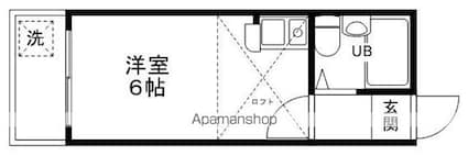 ＡＤレジデンスメロディ中野[1R/15m2]の間取図