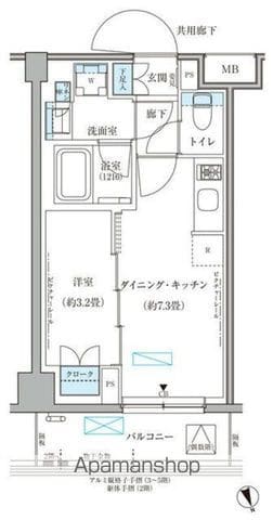 パークアクシス文京本郷の間取り写真