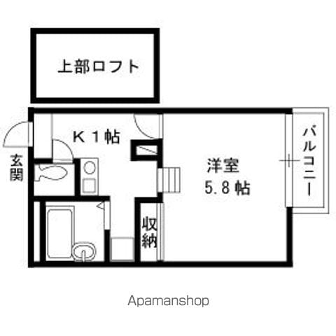 レオパレス北青木の間取り写真