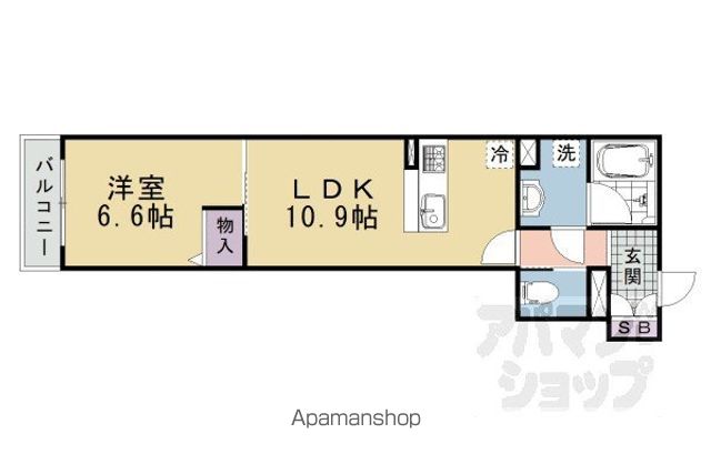 シャーメゾン京都朱雀の間取り写真