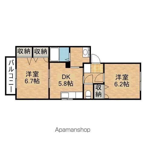 カーサミア西山の間取り写真