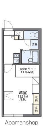レオパレスルミエールの間取り写真