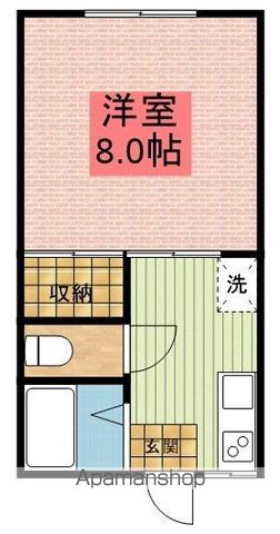 コーポあさひの間取り写真