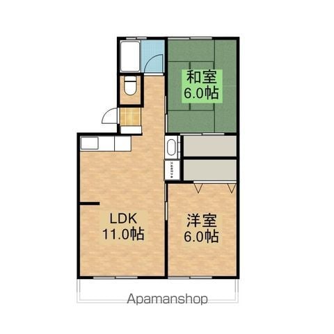 マンション110の間取り写真