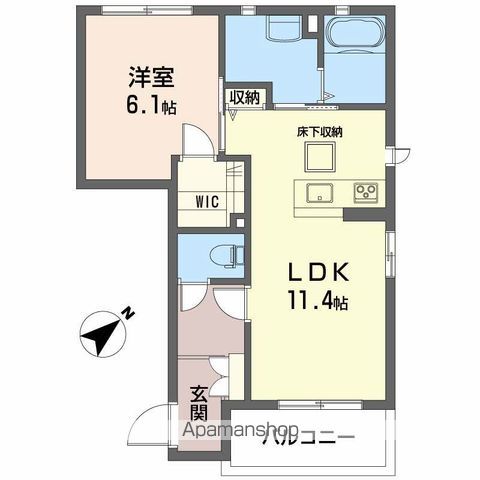 アルテミスの間取り写真