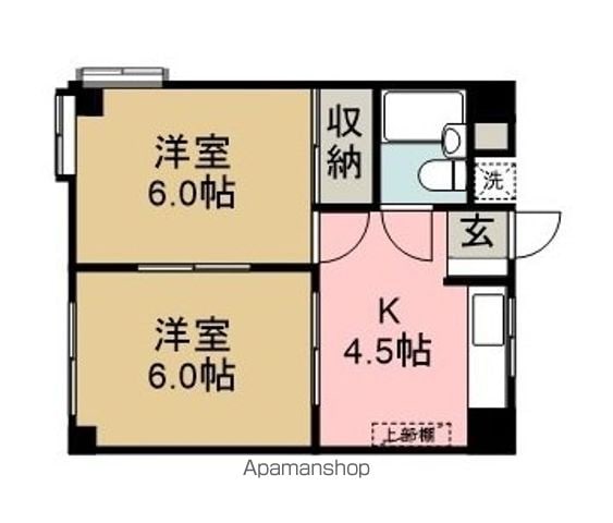 宮崎台田園マンションの間取り写真