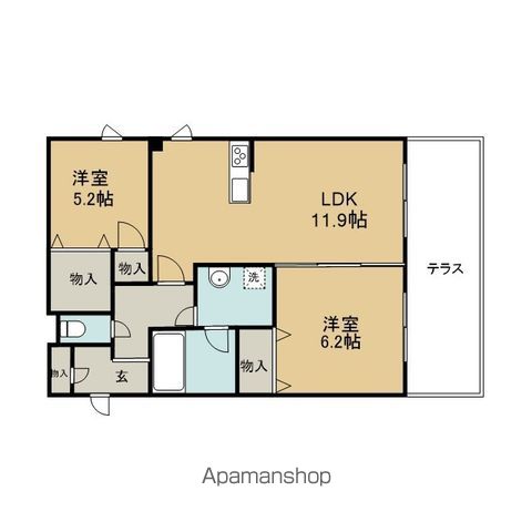 ROMAN BEL AIRの間取り写真