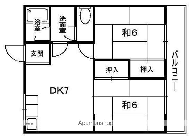 小篠マンションの間取り写真