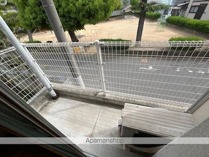 コート多賀Ⅲ[1K/19.44m2]のバルコニー