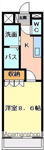 ドエル山王の間取り写真
