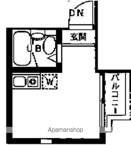 【荒川区東日暮里のアパートの間取り】