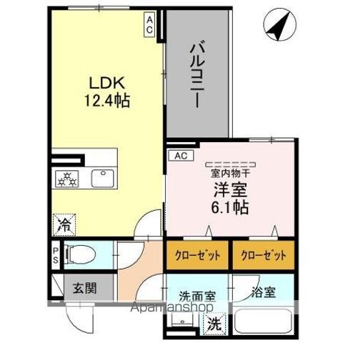 オークヒル上町の間取り写真
