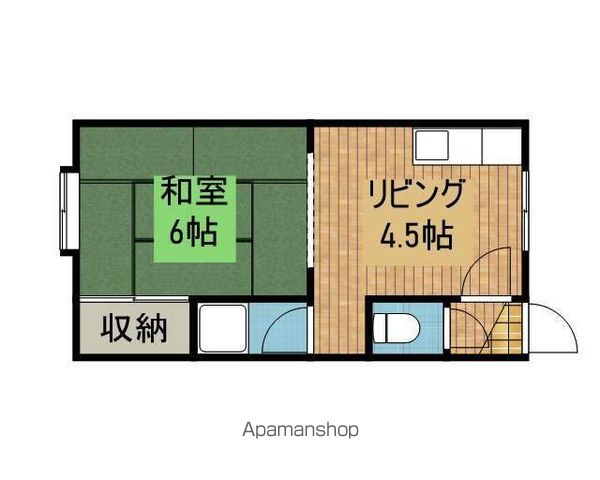 カレッジハウス若葉No1の間取り写真