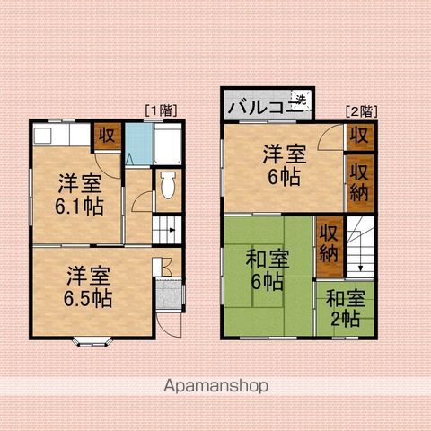 森口宅貸家の間取り写真