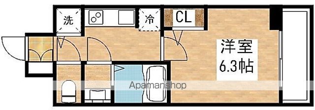 S−RESIDENCE江坂EMINENCEの間取り写真