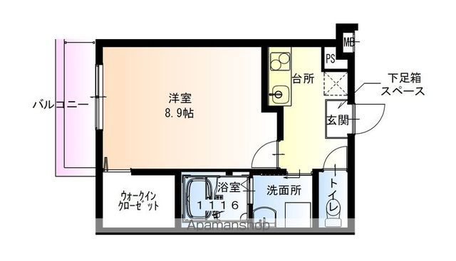 フジパレス山之内ノースの間取り写真