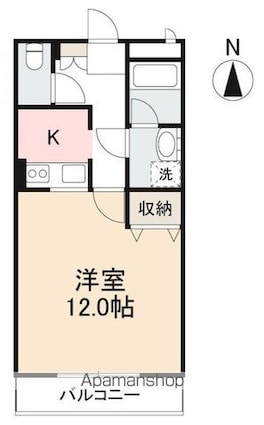 Ｃｏｎｆｏｒｔｅ　ＭＡＮＡＢＥ[1K/37.83m2]の間取図