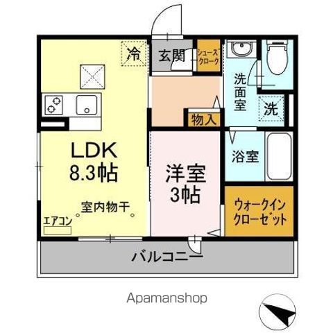 千代田・常磐緩行線 柏駅 徒歩12分 3階建 築11年の間取り写真