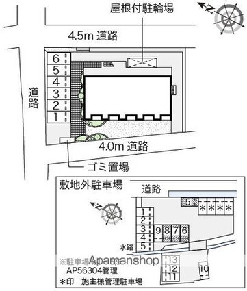 レオネクストＪＩＮⅡ[1K/31.21m2]の配置図