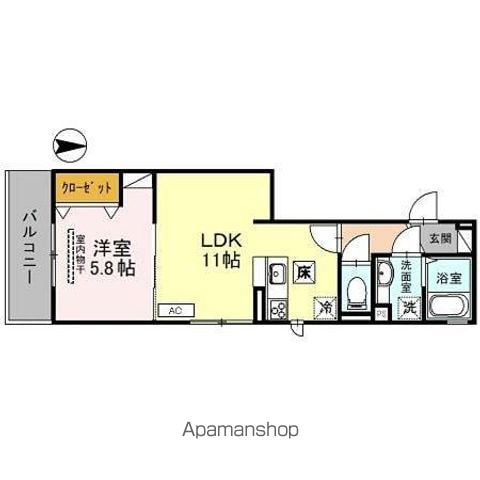 ブランドール椿原の間取り写真