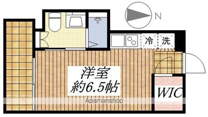 ビーシティアパートメント立川ＴＡＰＰ[1K/20.1m2]の間取図