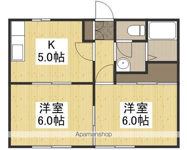 コーポ中井A棟の間取り写真